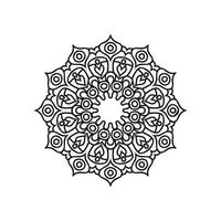 diseños de vectores de mandala de flores. fondo de arte mandala