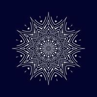 Flower Mandala background design vector illustration