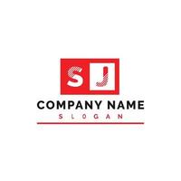 SJ Letter Logo Design vector