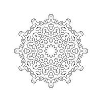 nuevos diseños de mandala ilustración vectorial vector