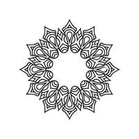 diseños de vectores de mandala de flores. fondo de arte mandala
