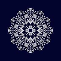 Mandala pattern design background vector illustration