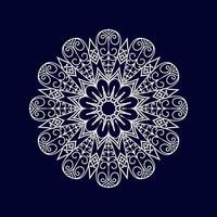 Mandala pattern design background vector illustration