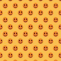 Seamless vector pattern with smile emoticonuuuuu