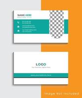 Simple Modern And Creative Business Card Template Design vector