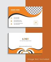diseño de plantilla de tarjeta de visita simple, moderno y creativo vector