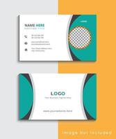 Simple Modern And Creative Business Card Template Design vector