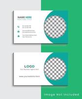 Simple Modern And Creative Business Card Template Design vector