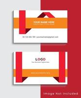 Simple Modern And Creative Business Card Template Design vector