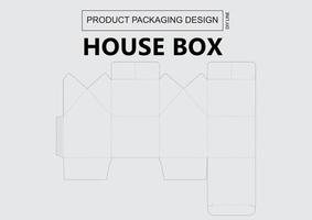 House Box Keyline vector