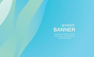 background banner with abstract shape and blank page vector