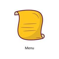 Menu vector filled outline Icon Design illustration. Gaming Symbol on White background EPS 10 File