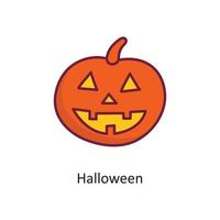 Halloween vector filled outline Icon Design illustration. Holiday Symbol on White background EPS 10 File