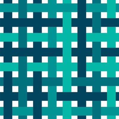 Abstract seamless grid pattern. Green rectangles or stripes. Wrapping paper, material, print, textile, fabric. Modern fashion style. Mosaic ornament.