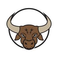 abstract bull logo vector illustrations design icon logo