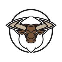 abstract bull logo vector illustrations design icon logo