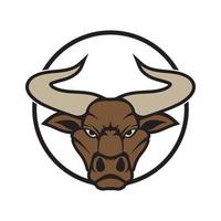 abstract bull logo vector illustrations design icon logo