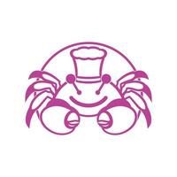 crab vector illustration design icon