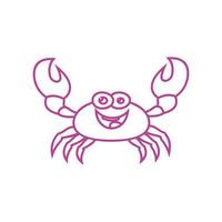crab vector illustration design icon