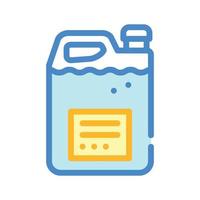 disinfectant liquid bottle color icon vector illustration