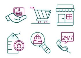 E Commerce Vector Icon Set