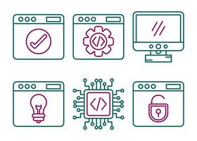 Web Development Vector Icon Set