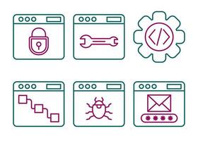 Web Development Vector Icon Set