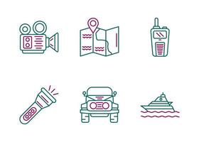 Adventure Vector Icon Set