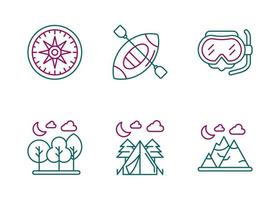 Adventure Vector Icon Set