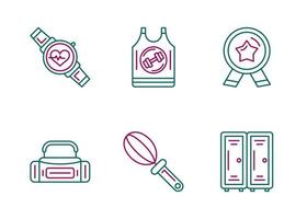 Fitness Vector Icon Set