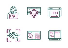 Hacker Vector Icon Set