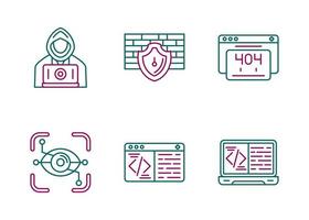 Hacker Vector Icon Set