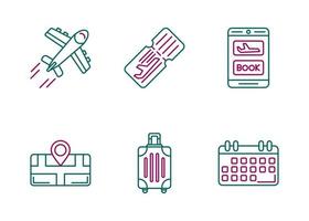 Tourism Vector Icon Set