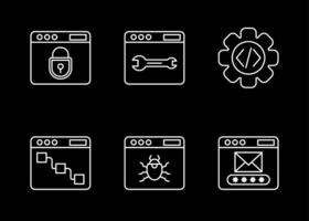 Web Development Vector Icon Set