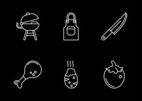 Barbecue Vector Icon Set