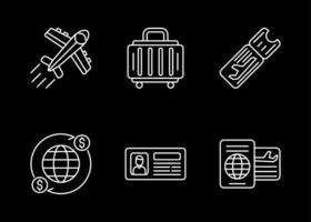 Airport Vector Icon Set