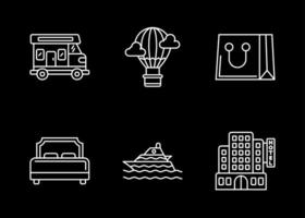 Tourism Vector Icon Set