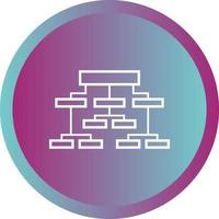 Beautiful Business structure vector line icon