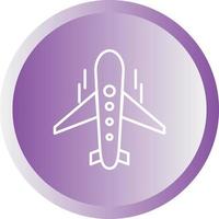 Beautiful Aeroplane Vector line icon