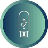 Beautiful Usb vector line icon