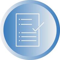 Beautiful Check Report Line Vector Icon
