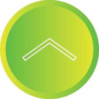 Beautiful Arrow Up Line Vector Icon