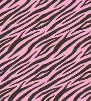 Vector seamless pattern of pink zebra tiger print