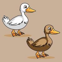 Duck The Illustration vector
