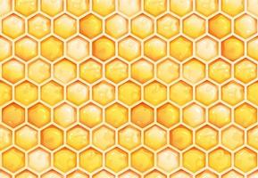 Design wallpaper. Hexagon pattern. Honeycomb pattern on yellow background. Seamless vector texture.