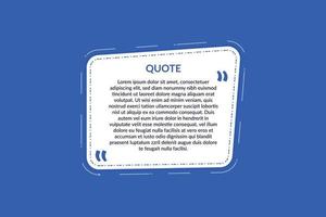 Quote Design into a creative shape with realistic ideas. vector