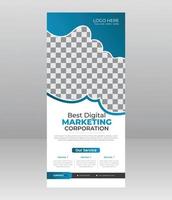 corporate or Business Roll Up Banner vector