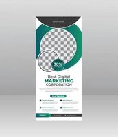 Corporate or Business Roll Up Banner vector