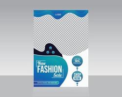 Fashion Flyer Template Design vector