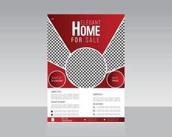 Real Estate Flyer Template Design vector